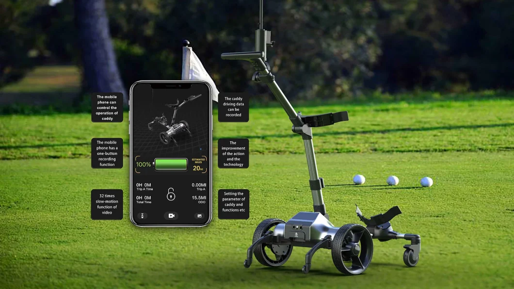 Intelligent Golf Bag Carrying with Charging Recording Function