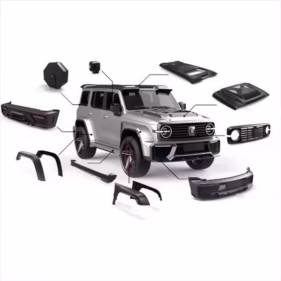 Car Accessories for VW Golf 8 Mk8 PRO Rline Style 2 Rear Spoiler