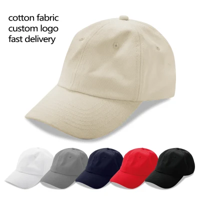 Benutzerdefinierte Caps Logo Baseball Sport Golf Cap Großhandel 100 % Baumwolle Baseball Cap Hüte mit kurzer Krempe